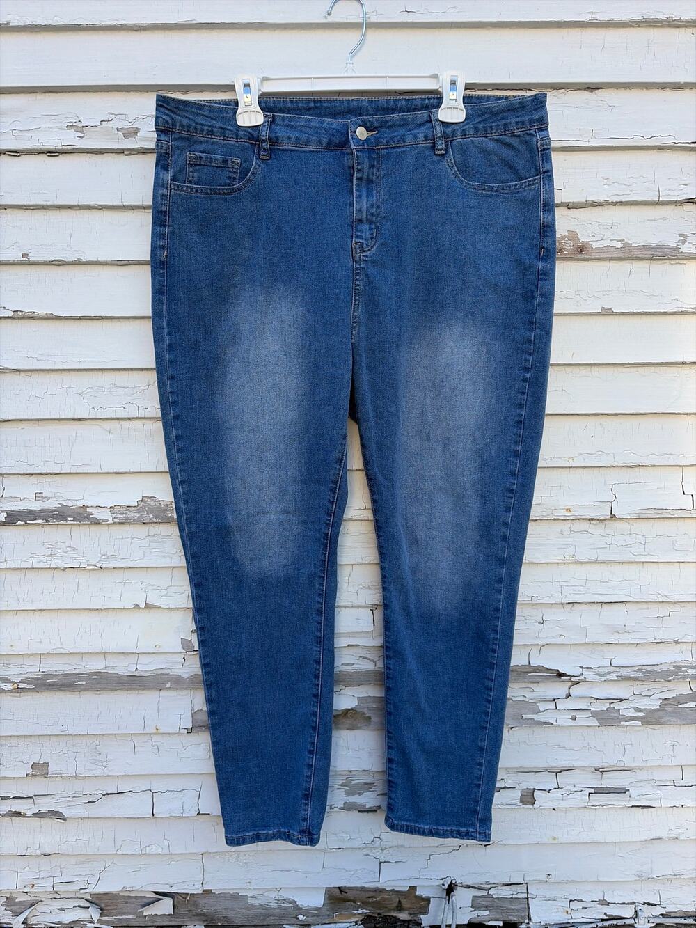 Women’s Straight Leg Jeans Size 18 Blue High Rise Classic
